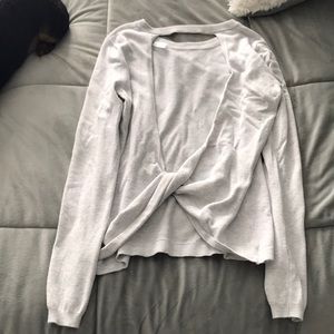 Fabletics sweatshirt with open back twist